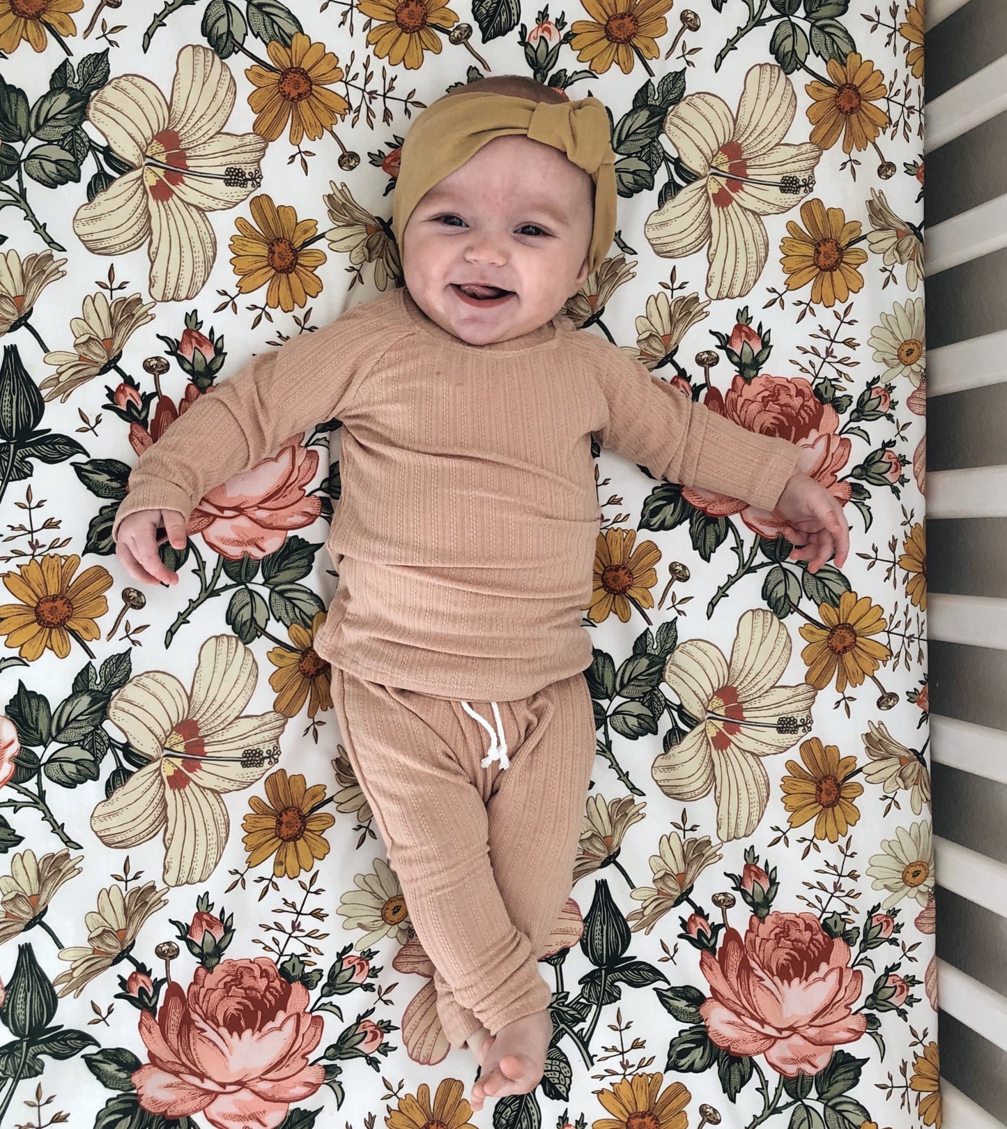 Pale Pink Pointelle Set