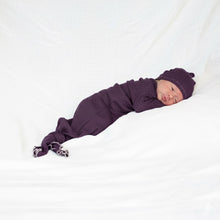 Load image into Gallery viewer, Plum Purple Knot Gown