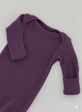 Load image into Gallery viewer, Plum Purple Knot Gown