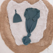 Load image into Gallery viewer, Teal Thermal Knot Gown