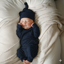 Load image into Gallery viewer, Navy Waffle Set