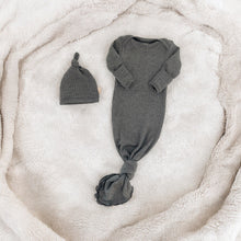 Load image into Gallery viewer, Charcoal Knot Gown