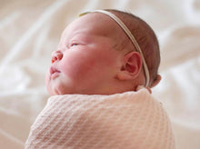 Load image into Gallery viewer, newborn girl waffle blanket