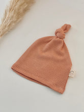 Load image into Gallery viewer, Pink newborn waffle knit baby girl hat
