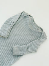Load image into Gallery viewer, waffle knit knot baby gown