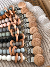 Load image into Gallery viewer, Silicone Teething Pacifier Clips