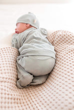 Load image into Gallery viewer, Mint Back Flap Footie