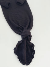 Load image into Gallery viewer, black knotted baby gown