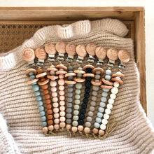 Load image into Gallery viewer, Silicone Teething Pacifier Clips