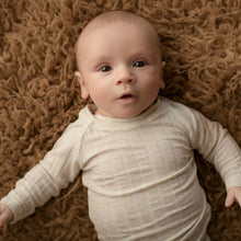 Load image into Gallery viewer, cream newborn baby clothes