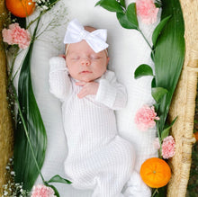 Load image into Gallery viewer, handmade white baby gown