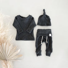 Load image into Gallery viewer, gray newborn boy coming home outfit