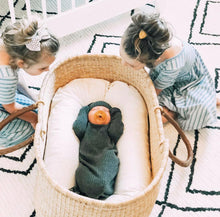 Load image into Gallery viewer, Newborn knotted baby gown