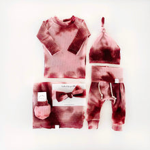 Load image into Gallery viewer, Pink Tie Dye Waffle Set