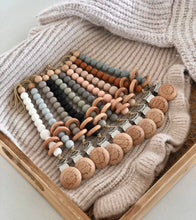 Load image into Gallery viewer, Silicone Teething Pacifier Clips