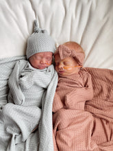 Load image into Gallery viewer, Mint Waffle Knot Gown