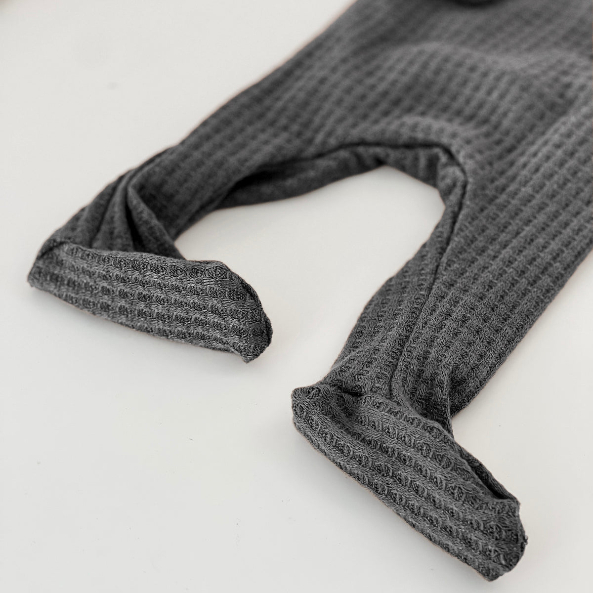 Charcoal Back Flap Footie