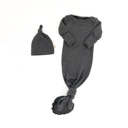 Charcoal Knot Gown