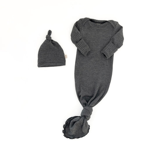 Charcoal Knot Gown