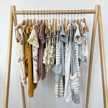 Oatmeal Rib Shortie Set