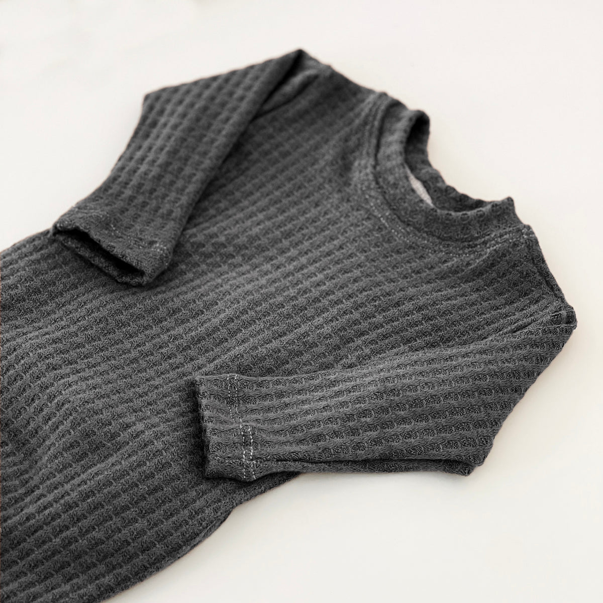 Charcoal Back Flap Footie
