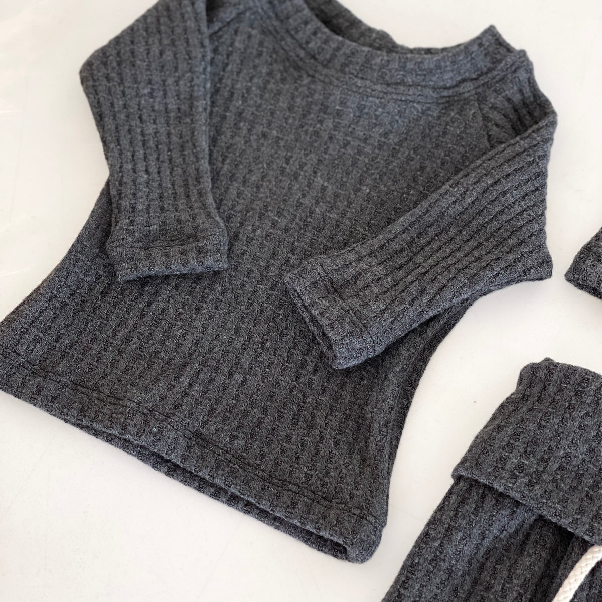 Charcoal Waffle Set