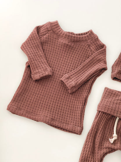 Rosewood Waffle Set