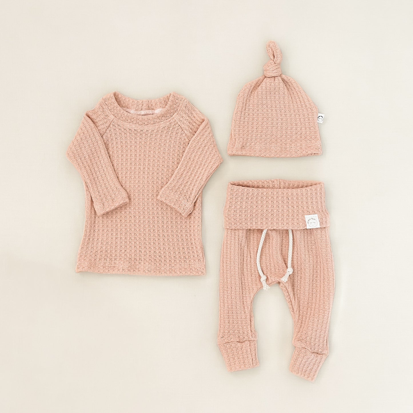 Blush Pink Waffle Set