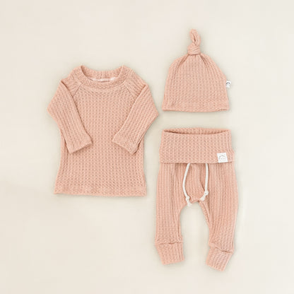 Blush Pink Waffle Set