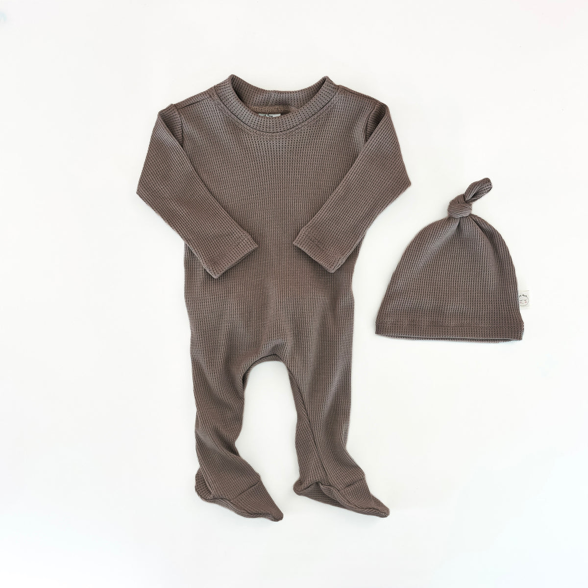 Stone Back Flap Footie