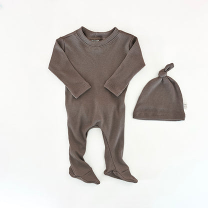 Stone Back Flap Footie