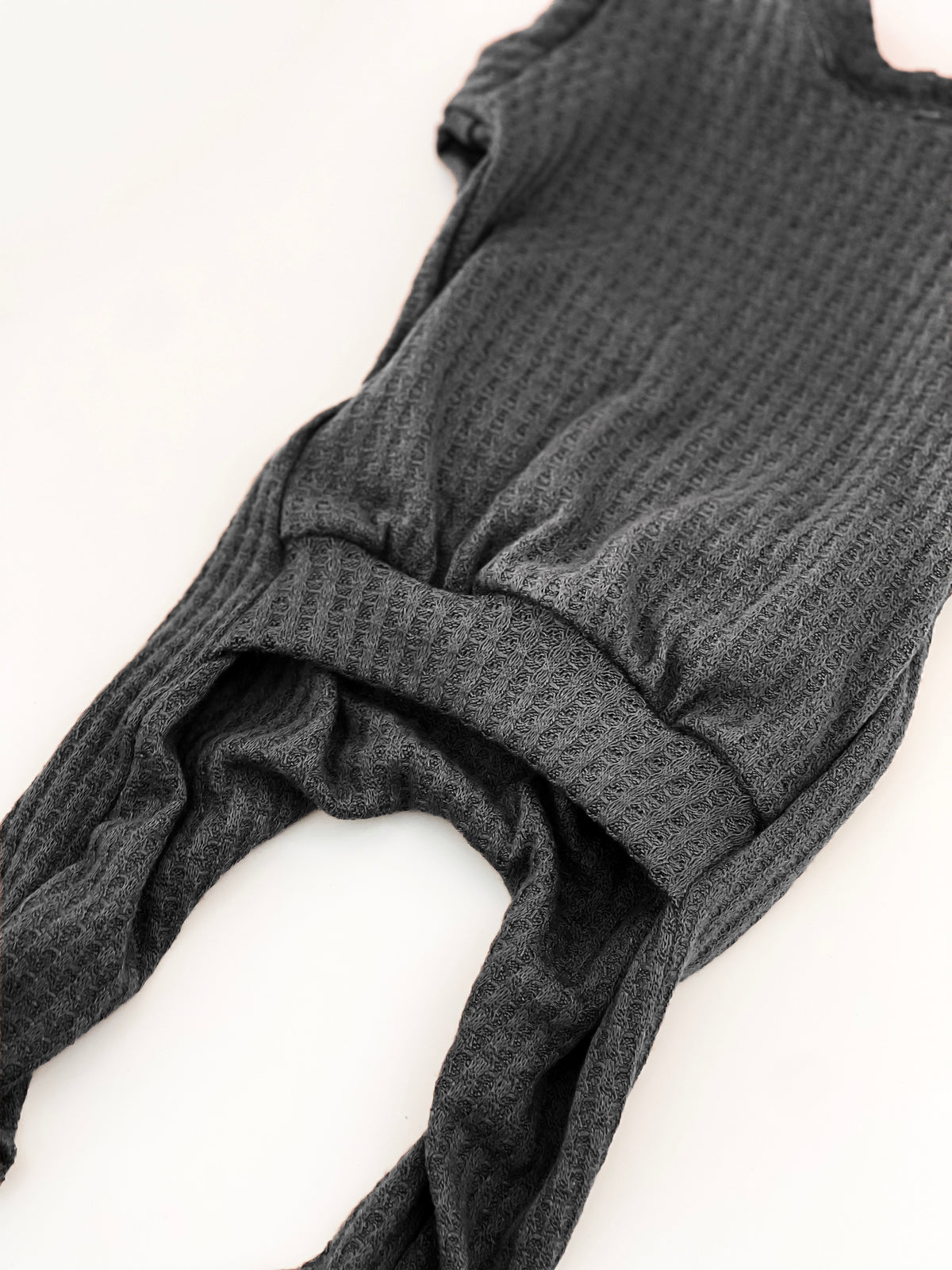 Charcoal Back Flap Footie