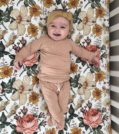 Pale Pink Pointelle Set