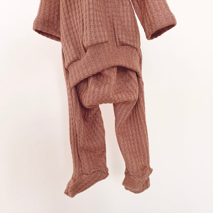 Rosewood Back Flap Footie