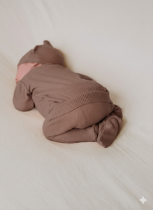 Stone Back Flap Footie