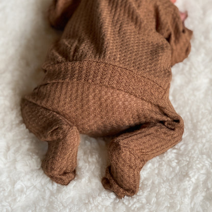 Camel Back Flap Footie