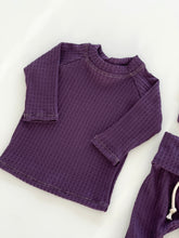 Load image into Gallery viewer, Purple Waffle Baby Set
