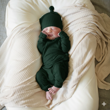 Load image into Gallery viewer, Pine Green Waffle Set
