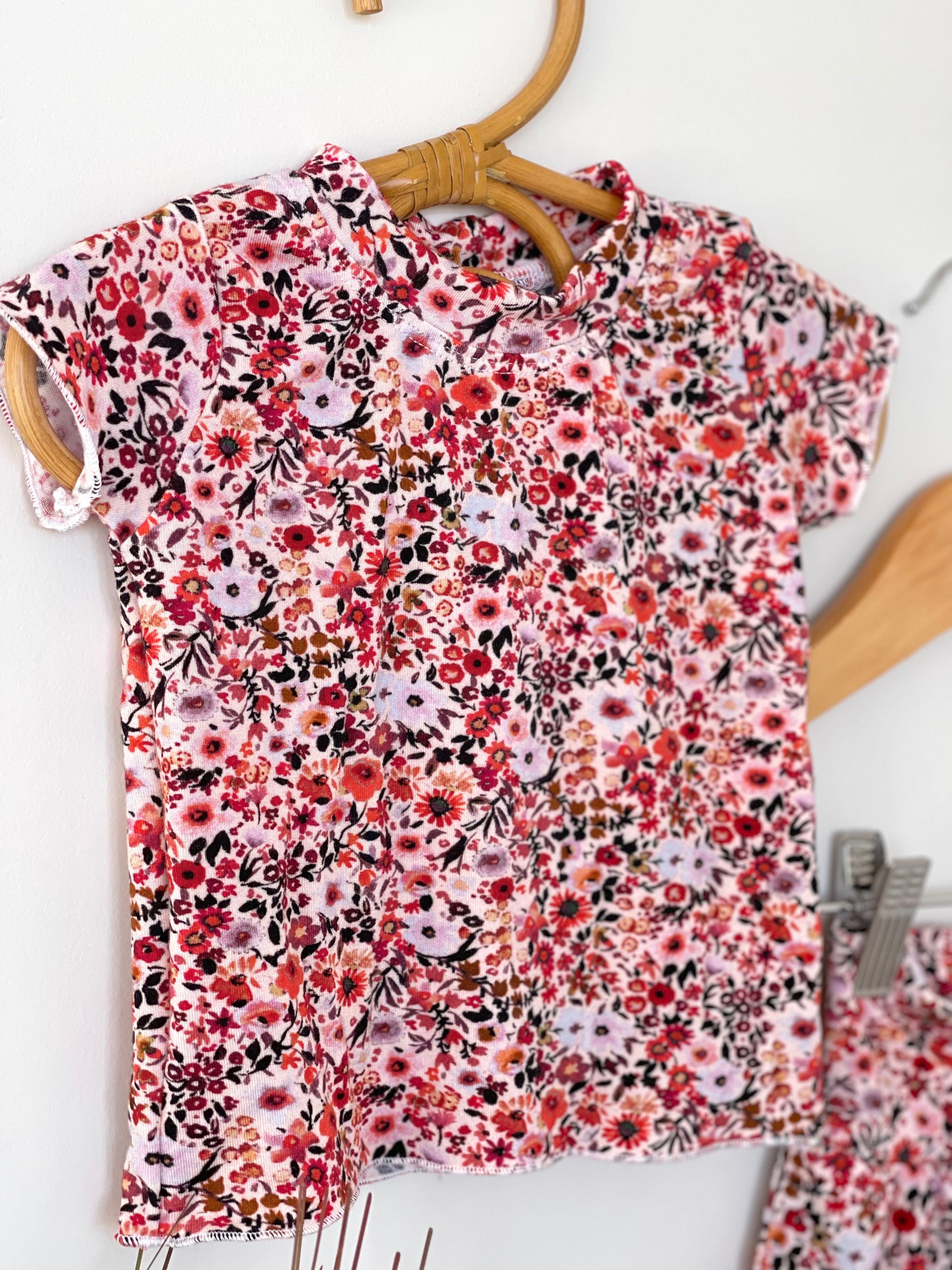 colorful toddler girl summer set