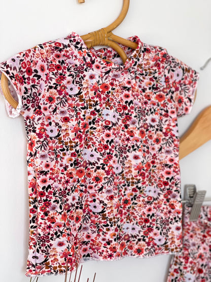 colorful toddler girl summer set