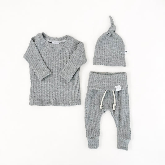 Light Gray Waffle Set