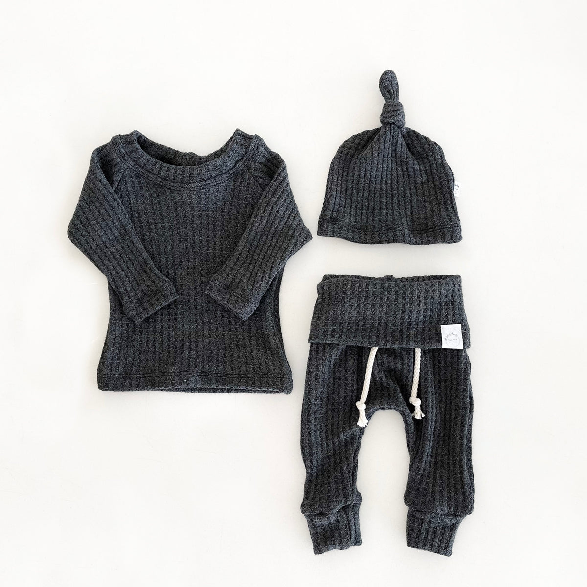 Charcoal Waffle Set