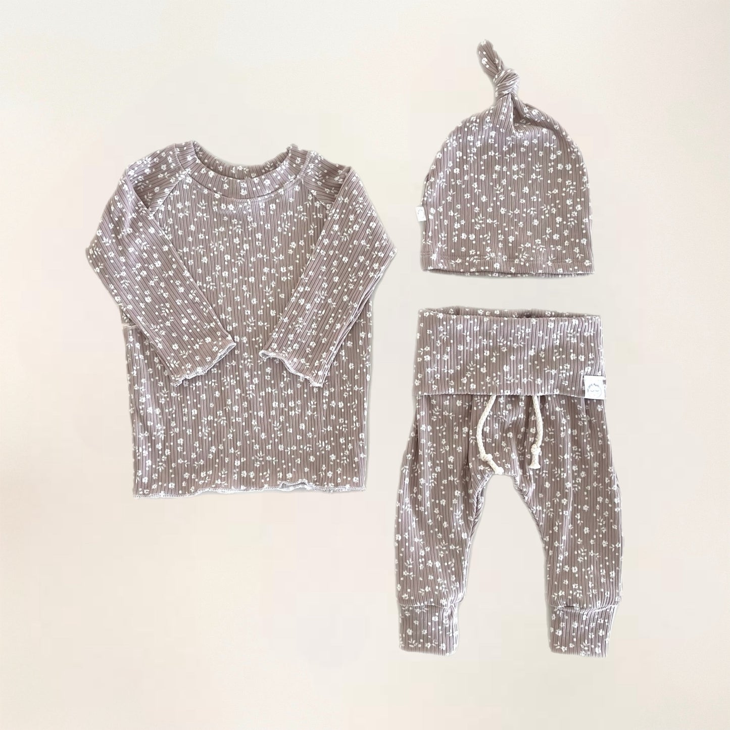 Boho baby girl floral print clothes