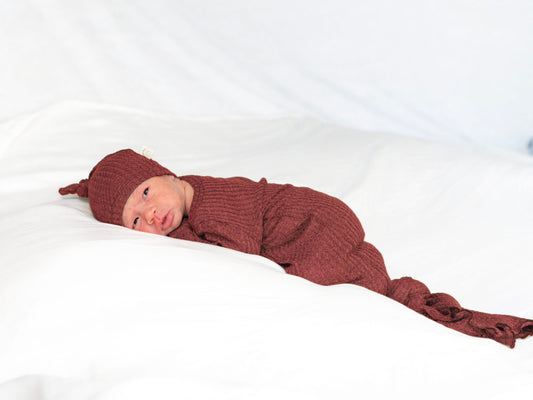 Brick Red Knot Gown