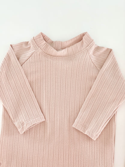 Pale Pink Pointelle Set