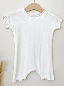 pointelle white baby girl clothes