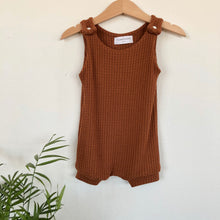 Load image into Gallery viewer, copper harem baby jumpsuit
