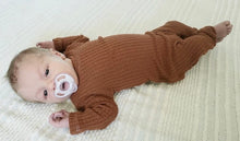 Load image into Gallery viewer, copper waffle knit baby clothes

