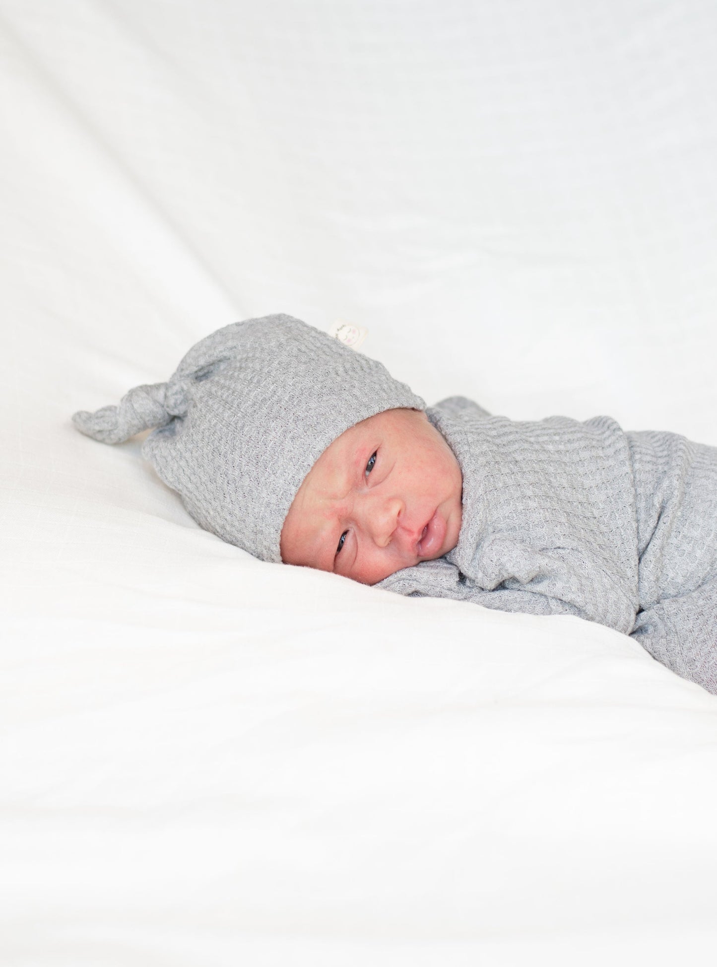 newborn boy waffle baby gown