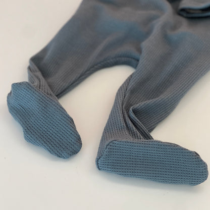 Newborn baby boy footie one piece outfit